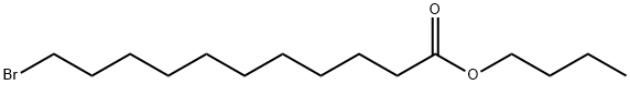 11-Bromoundecanoic acid butyl ester Structure