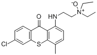 9H-Thioxanthen-9-one, 6-chloro-1-((2-(diethylamino)ethyl)amino)-4-meth yl-, N-oxide Structure