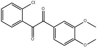 2-CHLORO-3' 4'-DIMETHOXYBENZIL  97 Struktur