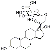 Tetrahydro-11-deoxycortisol 21-Glucuronide Structure