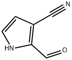 2-forMyl-1H-Pyrrole-3-carbonitrile 化学構造式