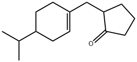 2-[(4-isopropylcyclohex-1-en-1-yl)methyl]cyclopentan-1-one Structure