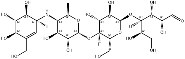 阿卡波糖, 56180-94-0, 结构式