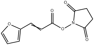 3-(2-呋喃基)丙烯酸*N-羟基琥珀酰胺酯 结构式