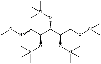 2-O,3-O,4-O,5-O-Tetrakis(trimethylsilyl)-D-ribose O-methyl oxime,56196-08-8,结构式