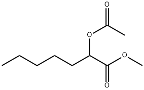 2-Acetoxyheptanoic acid methyl ester,56196-51-1,结构式