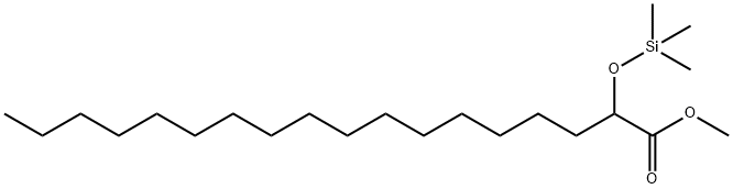 2-(Trimethylsilyloxy)stearic acid methyl ester,56196-58-8,结构式