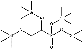 56196-71-5 [1,2-Bis[(trimethylsilyl)amino]ethyl]phosphonic acid bis(trimethylsilyl) ester