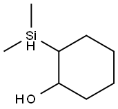 Cyclohexanol, 2-(dimethylsilyl)- (9CI) Structure