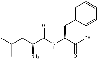 DL-ロイシル-DL-フェニルアラニン 化学構造式