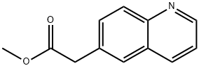 喹啉-6-乙酸甲酯 结构式