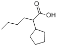 2-シクロペンチル-N-ヘキサン酸 化学構造式
