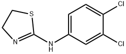 (3,4-DICHLORO-PHENYL)-(4,5-DIHYDRO-THIAZOL-2-YL)-AMINE 化学構造式