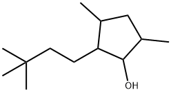 3,5-Dimethyl-2-(3,3-dimethylbutyl)-1-cyclopentanol 结构式