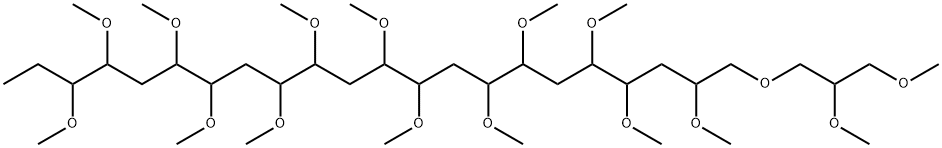 2,4,5,7,8,10,11,13,14,16,17,19,20-Tridecamethoxy-1-(2,3-dimethoxypropoxy)docosane Structure