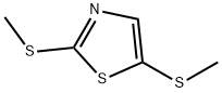 2,5-Bis(methylthio)thiazole,56248-20-5,结构式