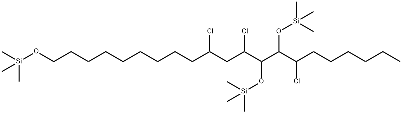 10,12,15-Trichloro-1,13,14-tris[(trimethylsilyl)oxy]henicosane,56248-45-4,结构式