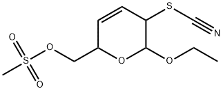 56248-61-4 Thiocyanic acid 2-ethoxy-3,6-dihydro-6-[[(methylsulfonyl)oxy]methyl]-2H-pyran-3-yl ester