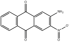 2-Amino-3-nitro-9,10-anthracenedione Struktur