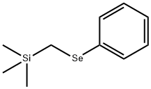 (PHENYLSELENOMETHYL)TRIMETHYLSILANE Structure