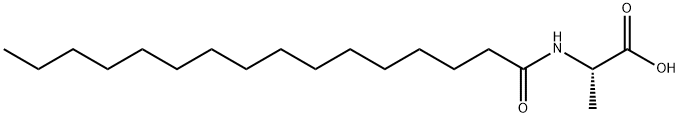 N-十六碳酰基-L-丙氨酸, 56255-31-3, 结构式