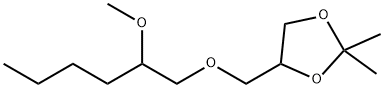 4-[[(2-Methoxyhexyl)oxy]methyl]-2,2-dimethyl-1,3-dioxolane,56256-27-0,结构式