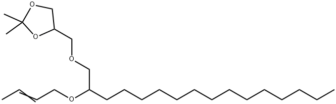 4-[[[2-(2-Butenyloxy)hexadecyl]oxy]methyl]-2,2-dimethyl-1,3-dioxolane|