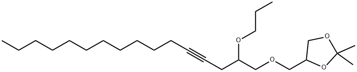 56256-48-5 2,2-Dimethyl-4-[[(2-propoxy-4-hexadecynyl)oxy]methyl]-1,3-dioxolane