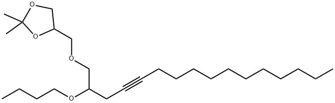 4-[[(2-Butoxy-4-hexadecynyl)oxy]methyl]-2,2-dimethyl-1,3-dioxolane|