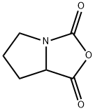 tetrahydro-1H,3H-pyrrolo[1,2-c]oxazole-1,3-dione Struktur