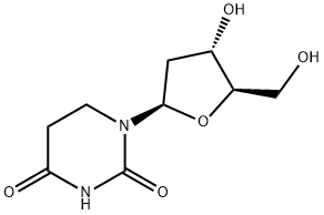 5,6-ジヒドロ-2'-デオキシウリジン 化学構造式