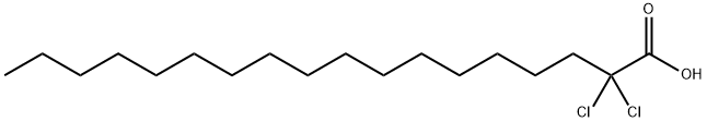 2,2-DICHLOROOCTADECANOIC ACID 化学構造式