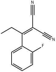 Propanedinitrile, [1-(2-fluorophenyl)propylidene]- (9CI) Structure