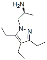 1H-Pyrazole-1-ethanamine,3,4,5-triethyl-alpha-methyl-,(alphaS)-(9CI) 化学構造式