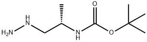 Carbamic acid, [(1S)-2-hydrazino-1-methylethyl]-, 1,1-dimethylethyl ester (9CI) 结构式