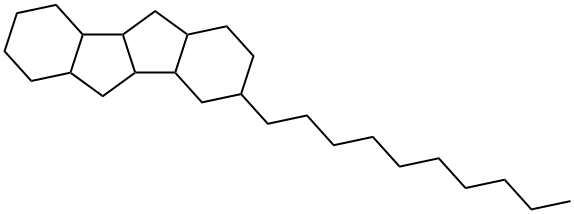 3-Decylhexadecahydroindeno[2,1-a]indene 结构式