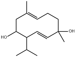 1,7-Dimethyl-4-(1-methylethyl)-2,7-cyclodecadiene-1,5-diol,56283-44-4,结构式