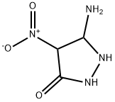 3-Pyrazolidinone, 5-amino-4-nitro- (9CI) Struktur