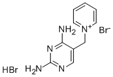 1-[(2,4-DIAMINO-5-PYRIMIDINYL)METHYL]-PYRIDINIUM BROMIDE MONOHYDROBROMIDE 化学構造式