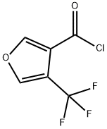 3-Furancarbonyl chloride, 4-(trifluoromethyl)- (9CI) Structure