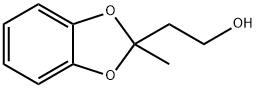 2-(2-methylbenzo[1,3]dioxol-2-yl)ethanol 化学構造式