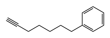 6-Heptynylbenzene Structure