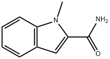 1-メチル-1H-インドール-2-カルボキサミド 化学構造式