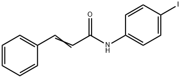 N-(4-Iodophenyl)-3-phenylpropenamide Structure