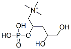 2,3-二羟丙基(2-(三甲基铵)乙基)磷酸酯,563-24-6,结构式