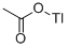 Thallium(I) acetate Structure