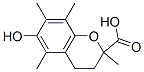 6-HYDROXY-2,5,7,8-TETRAMETHYLCHROMAN-2-CARBOXYLIC ACID 化学構造式