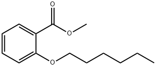 2-HEXYLOXY-BENZOIC ACID METHYL ESTER Structure