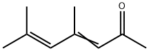 4,6-ジメチル-3,5-ヘプタジエン-2-オン 化学構造式