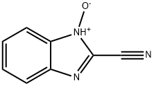 1H-Benzimidazole-2-carbonitrile,N-oxide(9CI) Structure